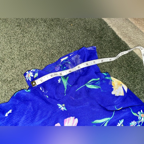 Excellent condition, blue floral dress. - Picture 7 of 7